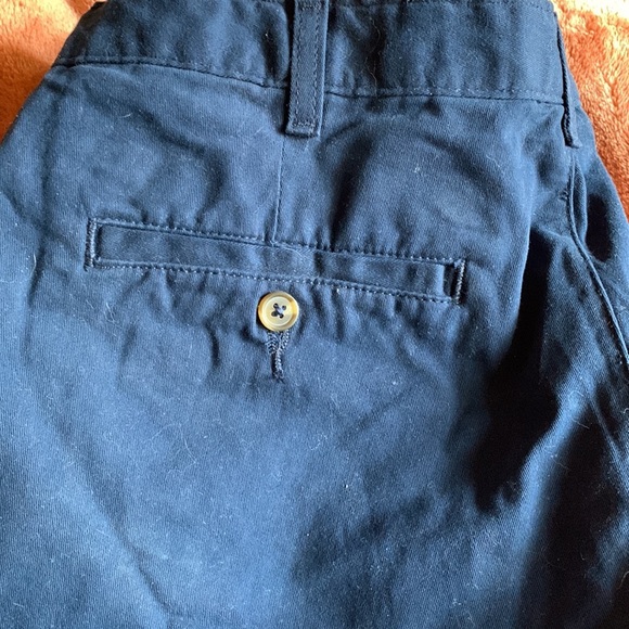 Saddlebred Mens Casual Blue Shorts Size 38 Pleated Front Zipup Pockets Cotton - Picture 3 of 6